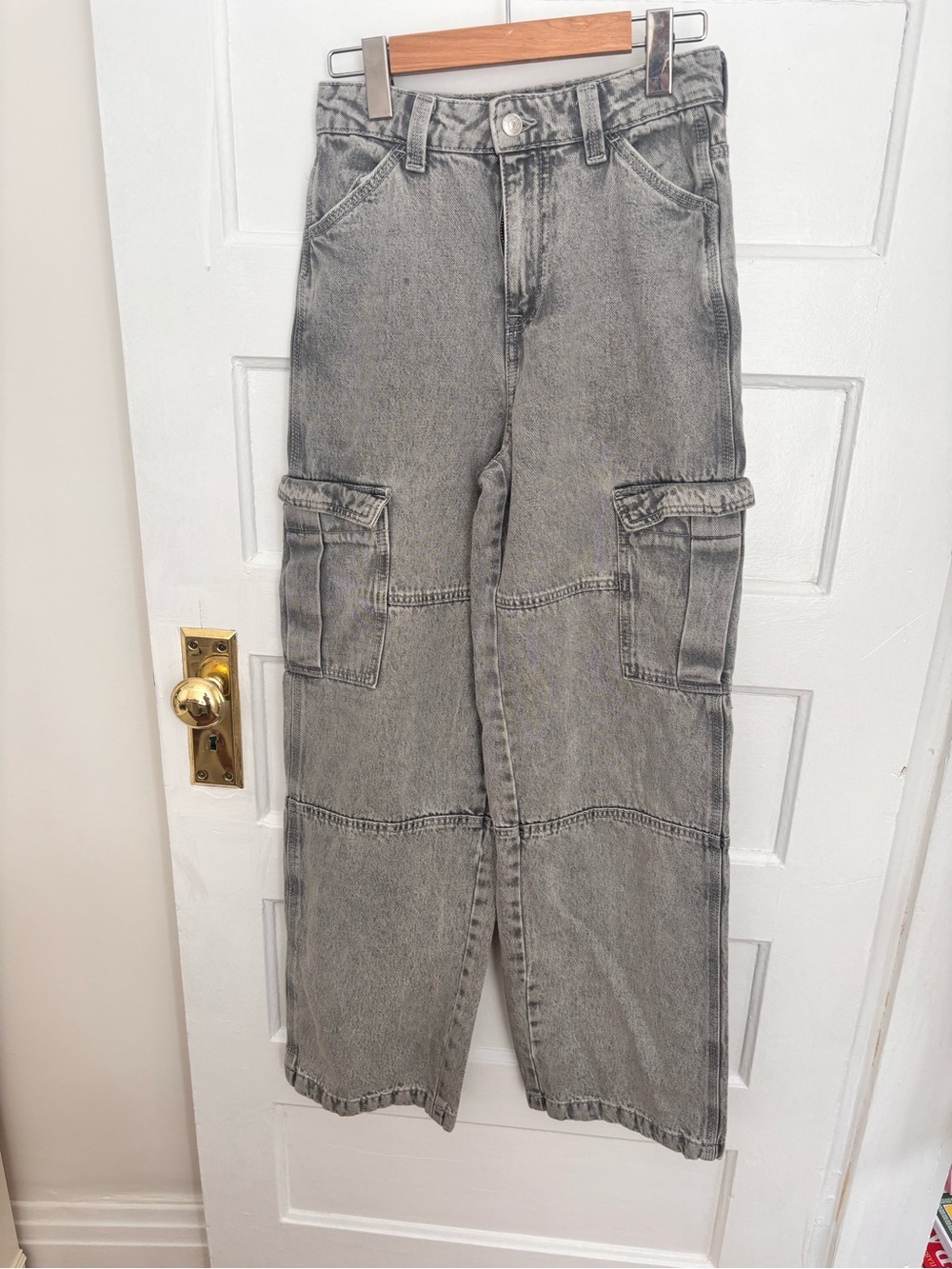 Divided H&M Grey Cargo Pants